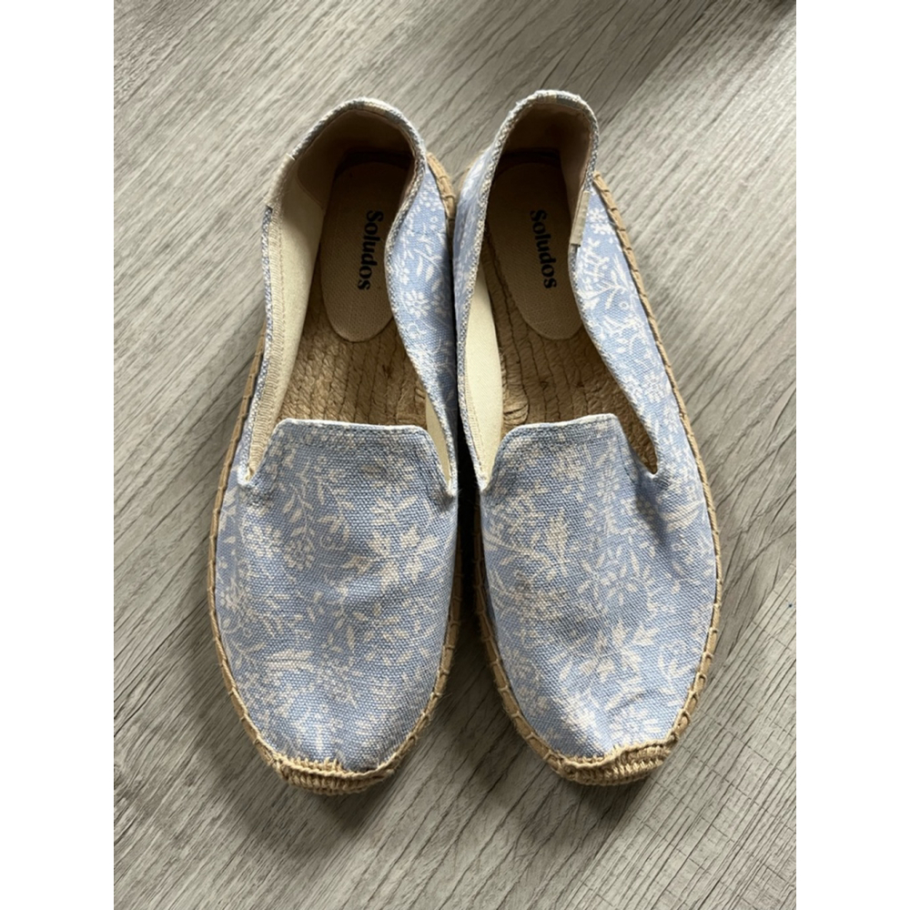 Soludos blue bonnet espadrille shoes size 8.5 - Picture 3 of 12